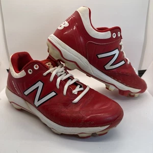 New Balance Mens 4040 PL4040R5 Red Baseball Cleats Shoes Size 7 Kinetic Revlite - Picture 1 of 15