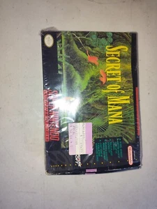 Super Nintendo Entertainment System Secret Of Mana In box With Poster - Picture 1 of 10