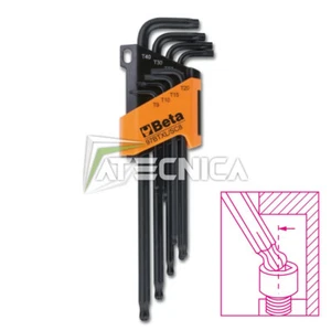 Kit 8 chiavi esagonali TORX a punta tonda extra lunghe Beta 97BTXL SC8 - Imagen 1 de 2