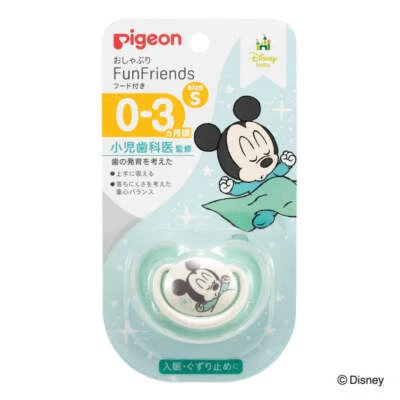 Pigeon - FunFriends Mickey Mouse Baby Pacifier for 0-3months/Size S - image 1 of 4