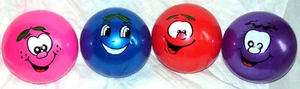 Large Scented Fruit Smelly Balls Party Bag Childrens Loot Bag 4 designs - Picture 1 of 5