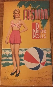 Original Print Vintage 1948 Fashion Paper Doll Book New UNCUT Rare Rarität - Bild 1 von 4
