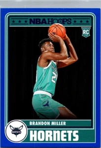 2023-24 Panini NBA Hoops Blue Hoops Tribute #284 Brandon Miller (RC) Hornets - Picture 1 of 2