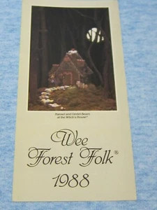 Wee Forest Folk WFF 1988 Prospekt Katalog Broschüre Preisliste Top Zustand - Bild 1 von 5