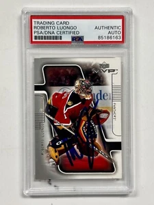 Roberto Luongo Signed 2001 NHL Florida Panthers MVP Card With PSA/DNA Slab COA - Picture 1 of 2