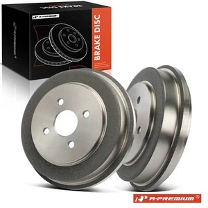 Tambor de freno trasero A-Premium 2 piezas para Chevrolet Cobalt 2005-2008 Pontiac G5 07-08 - Imagen 1 de 10