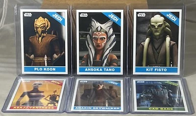 2023 TOPPS Throwback Thursday Star Wars Set 33-36 TANO ANAKIN DARTH MAUL YODA - Image 1 of 4