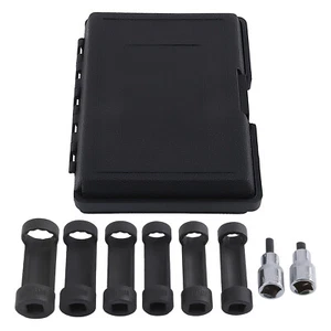 8pc Universal Strut Nut Socket 16/18/19/21/22/24mm Shock Absorber Removal Tool - Picture 1 of 12