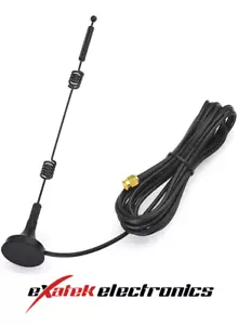 WiFi AERIAL DUAL BAND 2.4GHz 5.0GHz 9dBi MAGNETIC BASE SMA ANTENNA - Picture 1 of 4