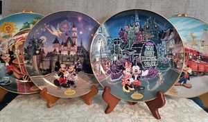 40th Anniversary Disneyland 1995 Bradford Exchange Collector Plates: Set of 4 - Picture 1 of 10