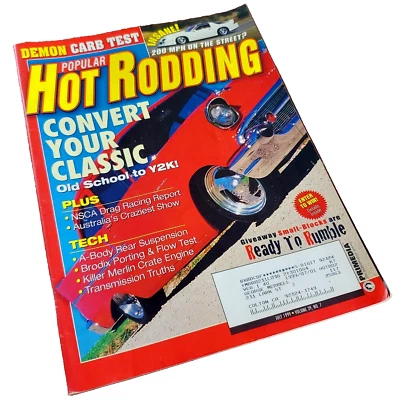 POPULAR HOT RODDING: CONVERT YOUR CLASSIC OLD SCHOOL TO Y2K! JULY 1999 FREE SHIP - Image 1 of 4