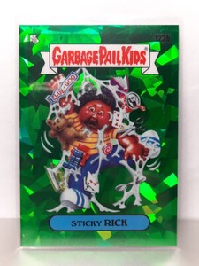 2021 Topps Garbage Pail Kids  Sapphire Green Refractor 35/50 Sticky Rick