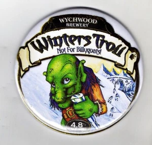 Winters Troll Kühlschrankmagnet Bierdeckel Bar Ale 3" 75mm Klinge Sub Wychwood Lager - Bild 1 von 4