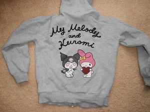 Sanrio Kuromi And My Melody Hello Kitty Forever 21 kids Sweatshirt sz 9/10 Hoodi - Picture 1 of 3
