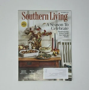 Southern Living Magazine November 2021 Thanksgiving Issue Squash Recipes Pies - Picture 1 of 2