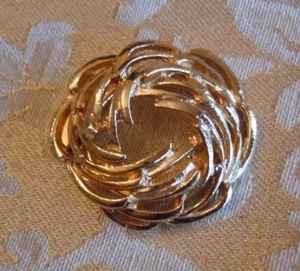 Vintage Schalclip goldfarben - Bild 1 von 3