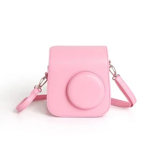 FUJI Mini SE Case Bag PU Leather Strap Cover For Fujifilm Instax Mini SE Camera - Picture 1 of 17