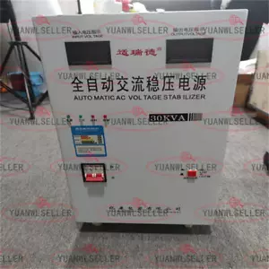 220V Automatic 30KW Voltage Stabilizer AC Regulator Power Supply TM-30000VA NEW - Picture 1 of 1
