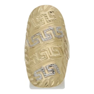 Anillo 585/14 K oro amarillo anillo regalo ancho 62 vintage R01.1748 - Imagen 1 de 1