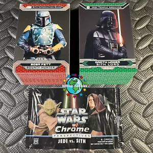 2015 Topps Star Wars Chrome Perspectivas Jedi vs Sith Juego Base Completo/100+Envoltura - Imagen 1 de 1