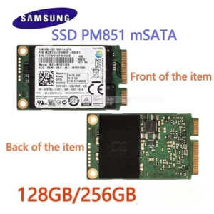 Samsung PM851 mSATA SSD 128GB 256GB Internal Solid State Drive For Dell - Afbeelding 1 van 5