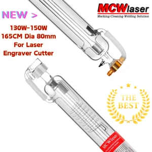 MCWlaser 130W Acutal 130W - 150W CO2 Laser Tube 165cm replace  W6 US Stock - Picture 1 of 8