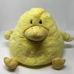 Mushable Pot Bellies Yellow Duck Microbead 12" Round Plush By Jay at Play 2010 - Picture 1 of 7