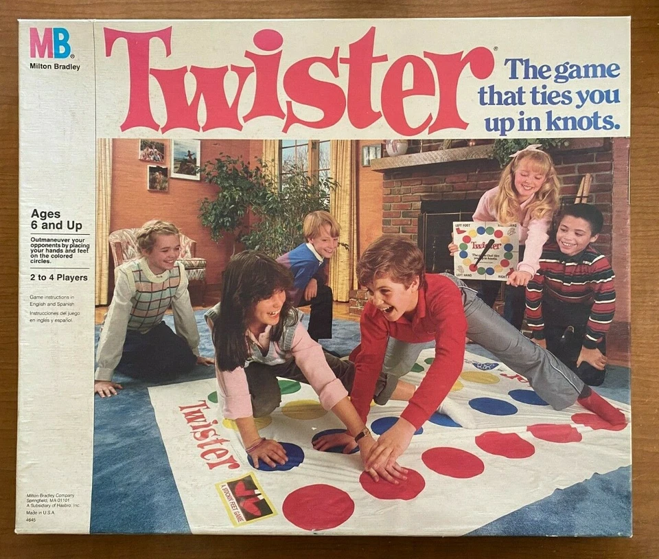 Juego Milton Bradley TWISTER 1966 de colección, 100 % completo en caja original - ¡Divertido!! Foto 1 de 1