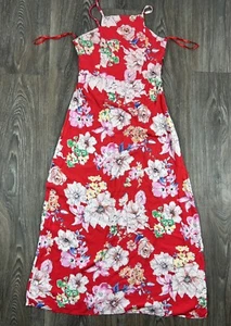 Band of Gypsies Dress Womens Medium Floral Boho Chic Maxi Slip Sundress Boho - Picture 1 of 10
