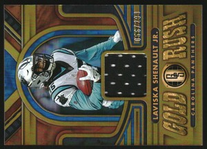 2023 Panini Gold Standard Gold Rush Materials #5 Laviska Shenault Jr./299 