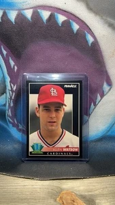 1992 Pinnacle Baseball Allen Watson - Picture 1 of 3