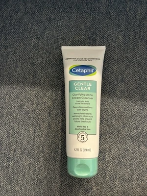 Limpiador suave para acné transparente Cetaphil 4,2 OZ limpia profunda sin secado excesivo 10/25 Foto 1 de 4
