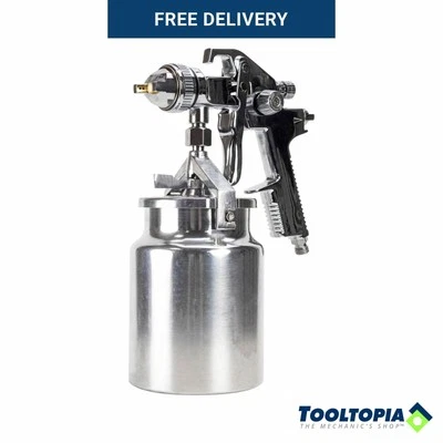 SIP Suction Feed Air Spray Gun HVLP Paint 1.8mm Nozzle Mirage 14.7CFM 1L Cup - Image 1 of 4
