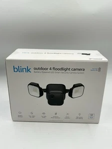 Blink - Outdoor 4 Battery-Powered 1080p Security Camera with Floodlight - Black - Picture 1 of 7