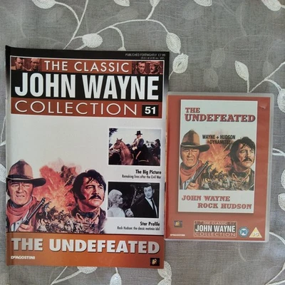 John Wayne Classic Collection DVD Set DeAgostini 'The Undefeated' No 51 - Image 1 of 4