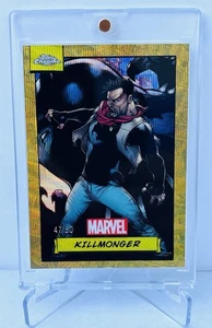 2024 Topps Chrome Marvel KILLMONGER Gold Wave Refractor 47/50! 1st Year! - Picture 1 of 2