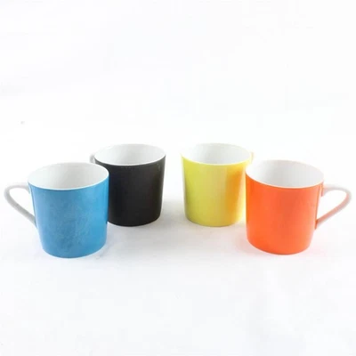 Ensemble De 4 Tasses En Céramique Multicolores Pour Thé Et Café - Photo 1/4
