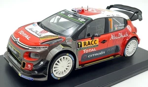Norev 1/18 Scale Diecast 181634 Citroen C3 WRC 2017 #7 K.Meeke Catalunya - Picture 1 of 5