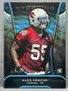 2013 Bowman Sterling Blue Refractor #62 Alex Okafor /99 - Picture 1 of 2