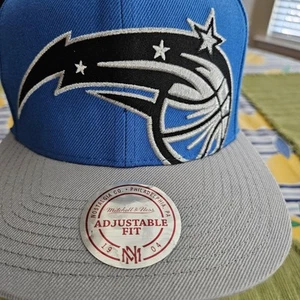 Orlando Magic Mütze Kappe Druckknopflasche blau grau NBA Basketball Herren Mitchell & Ness - Bild 1 von 14