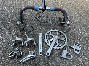 Groupe 2*8v Shimano DURA ACE 7403 - Vitus Colnago Gios Bianchi Mecacycle KAS - Foto 1 di 17