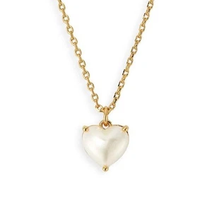 Nuevo con etiquetas Collar Colgante Kate Spade My Love Heart Perla Oro - Imagen 1 de 5