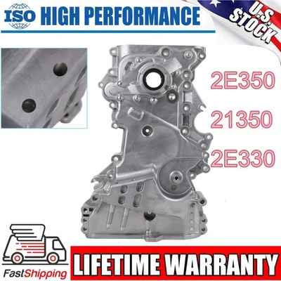 For 14-21 Hyundai Tucson New 2.0L 2.4L Engine Oil Pump Timing Chain Cover 2E330 - Image 1 of 4