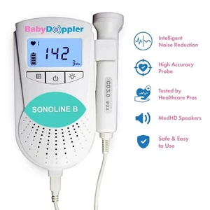 ES - EN Sonoline B (Teal) Fetal Doppler Probe 3MHz, Baby Heart Monitor - Imagen 1 de 8