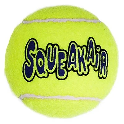 KONG - Squeakair Ball - Dog Toy Premium Squeak Tennis Balls, Gentle on Teeth - - Image 1 of 4