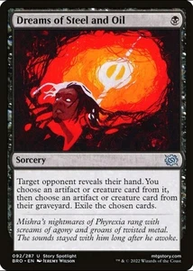 X 1 Sogni di Acciaio e Olio BRO 092 MTG Magic The Gathering - Foto 1 di 1