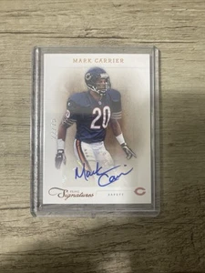 2012 Panini Prime Signatures Mark Carrier #115 SP /75 Chicago Bears - Picture 1 of 2