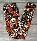 NEW Vintage Lularoe OS Leggings Multicolored Floral Flowers One Size