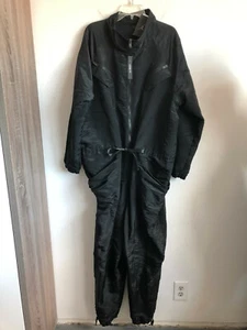 Jordan Brand CU1996-010 Black Nylon Blend Zip Front Flight Suit Jumpsuit 2XL - Picture 1 of 9