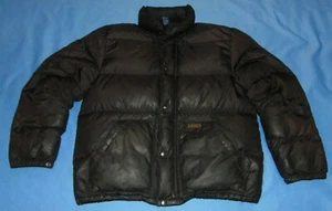 VTG. MEN'S  POLO  RALPH LAUREN  BLACK  "DOWN  PUFFER  JACKET  LARGE  - Picture 1 of 5